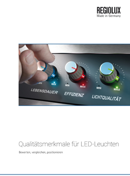 Prospekt "Qualitätsmerkmale für LED-Leuchten"